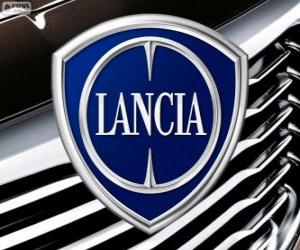 пазл Lancia логотип, итальянский бренд